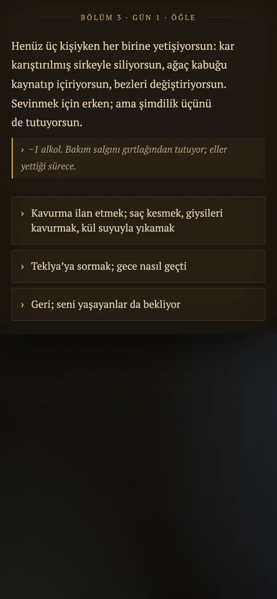 Durum değişikliği notları