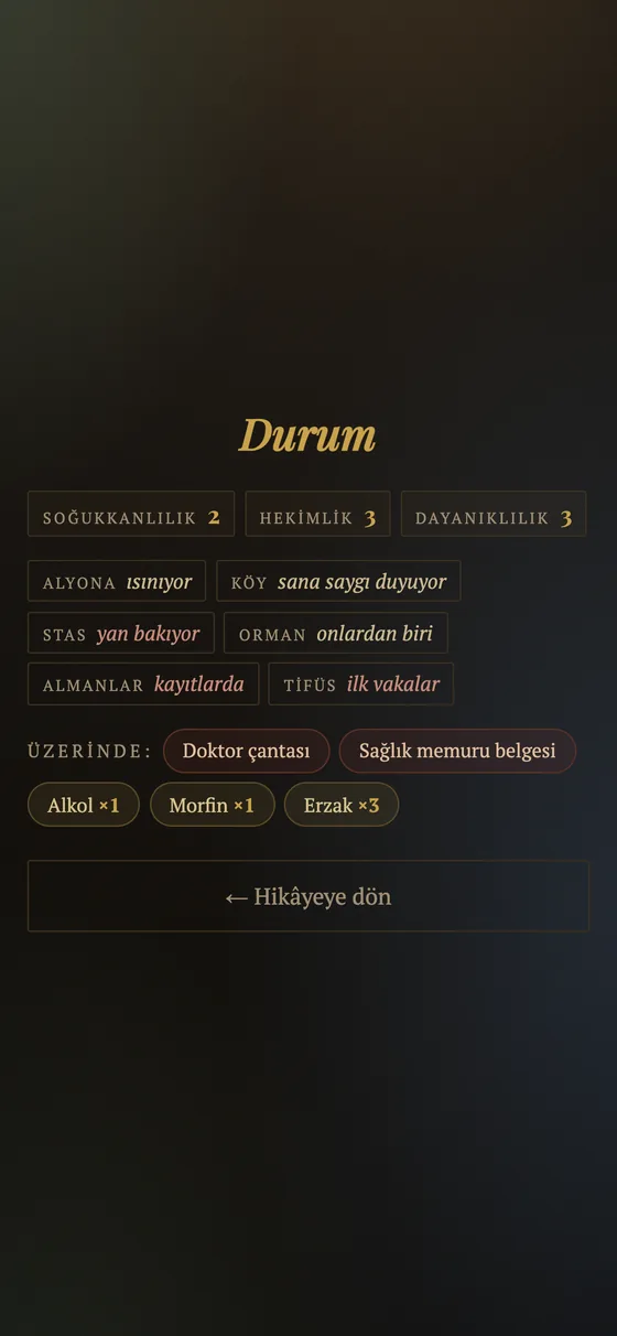 Durum paneli: nitelikler, ilişkiler, erzak